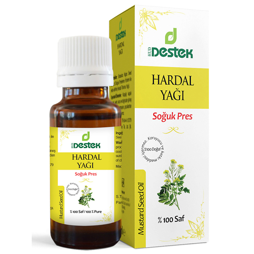 Изображение товара DESTEK Масло горчичное для волос и тела, 50 мл