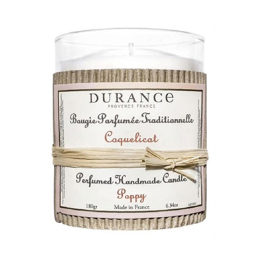 Изображение товара Ароматическая свеча Мак Poppy DURANCE 180 г для уютной атмосферы