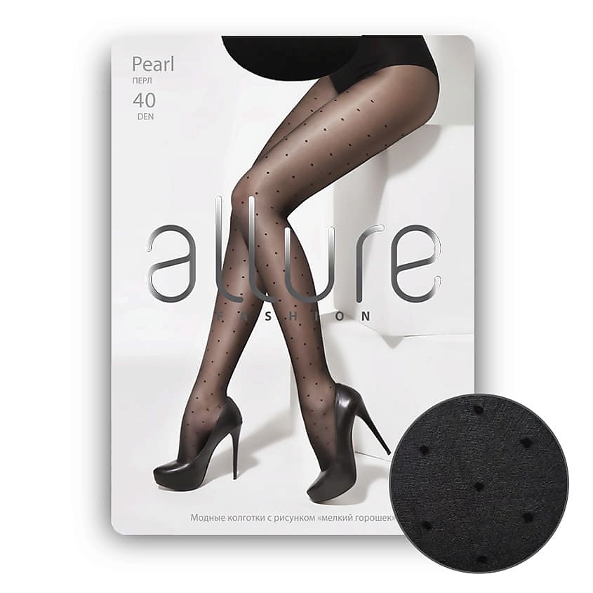 Изображение товара ALLURE Колготки Pearl 40 ден nero, 4 размер