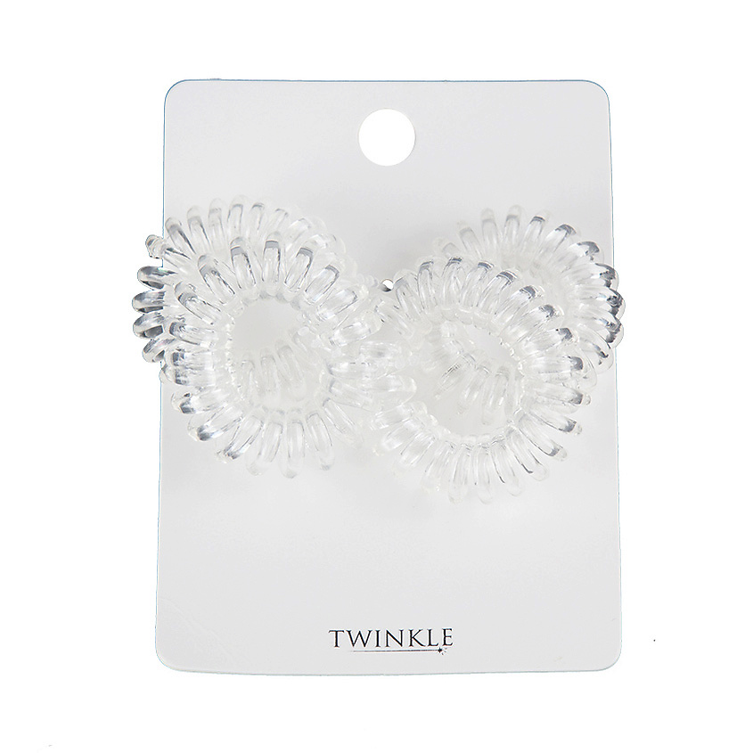 Изображение товара TWINKLE Силиконовые резинки для волос Transparent, 4 шт.