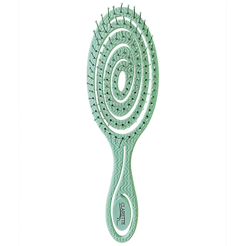 Изображение товара Расческа для волос из натуральной соломы CLARETTE, экологичная и гибкая