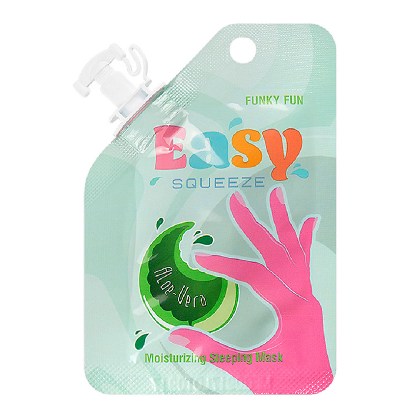 Изображение товара Лэтуль Ночная увлажняющая маска Алоэ Funky Fun 10 г для всех типов кожи