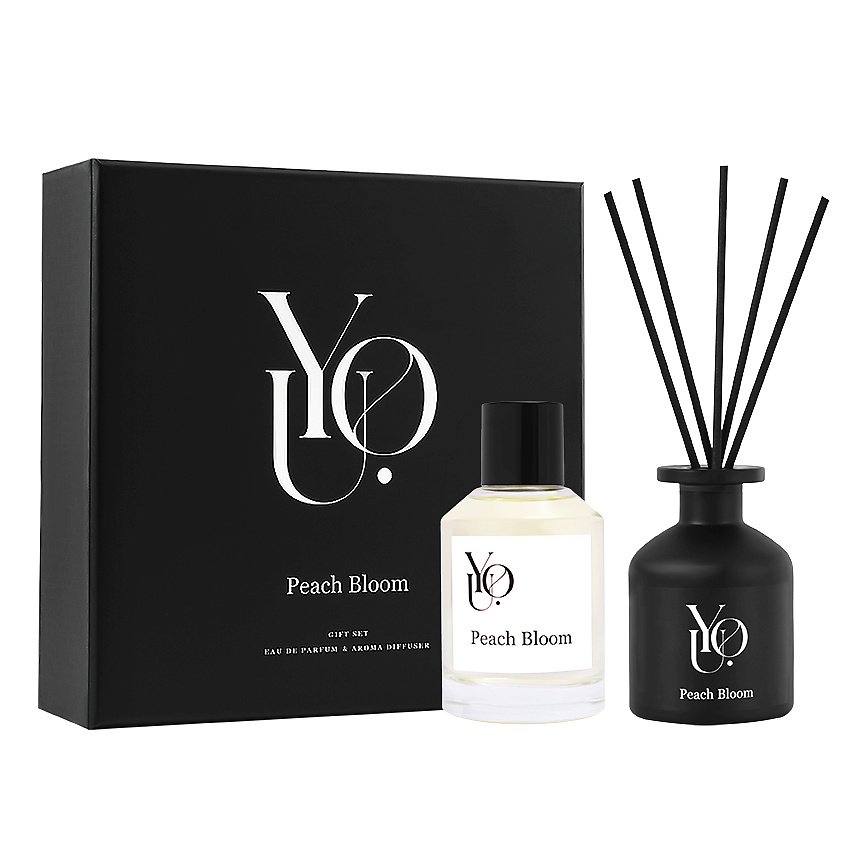 Изображение товара YOU Набор Peach bloom, Парфюмерная вода, спрей 100 мл + ароматический диффузор 95 мл