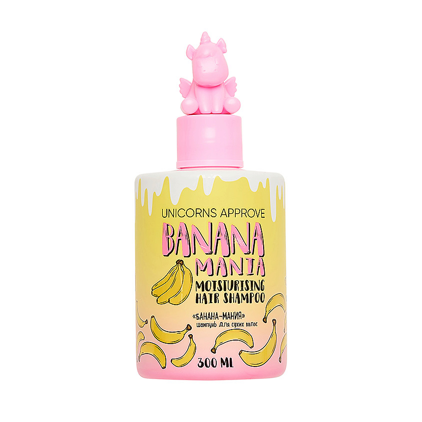 Изображение товара UNICORNS APPROVE Шампунь для сухих волос "Банана-мания", 300 мл