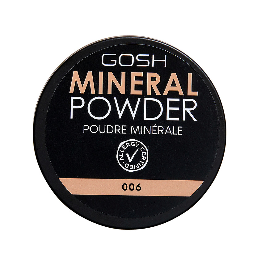 Изображение товара GOSH Пудра для лица минеральная Mineral Powder, 006 Honey, 8 г