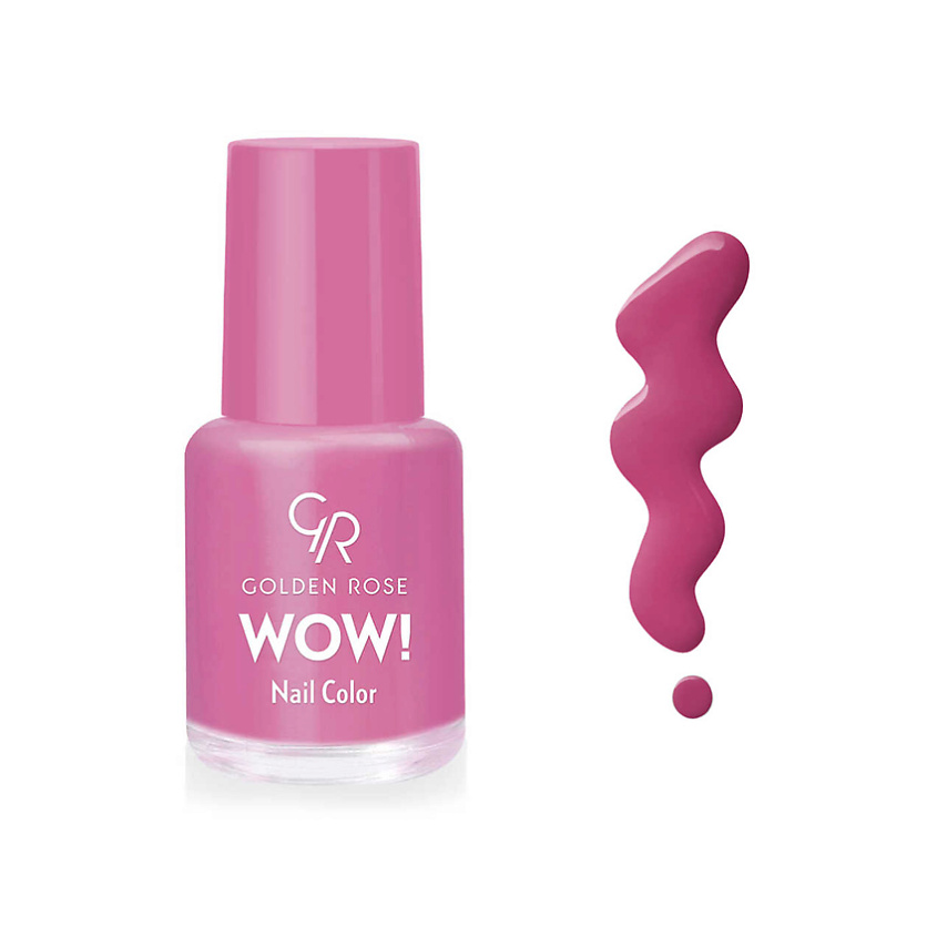 Изображение товара GOLDEN ROSE Лак для ногтей WOW! Nail Color Clear, №30