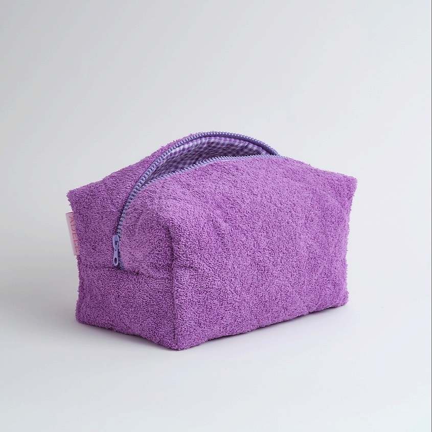 Изображение товара ADELE FOR YOU Косметичка махровая, сиреневый