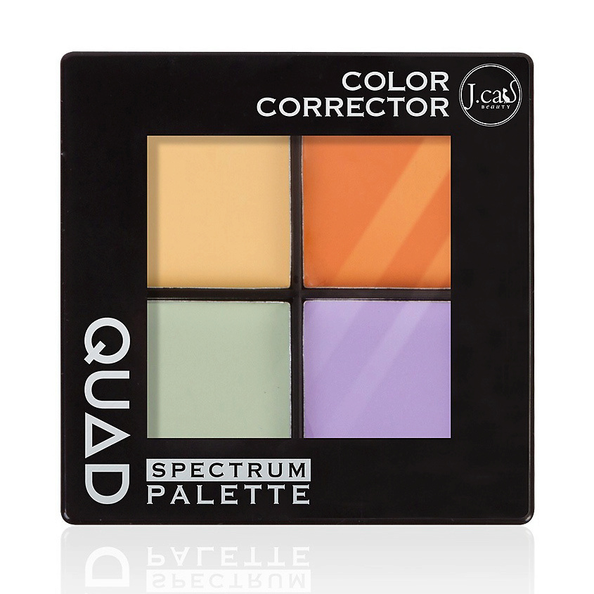 Изображение товара Палетка корректор цвета для лица QUAD 103 от J. CAT BEAUTY 6 г