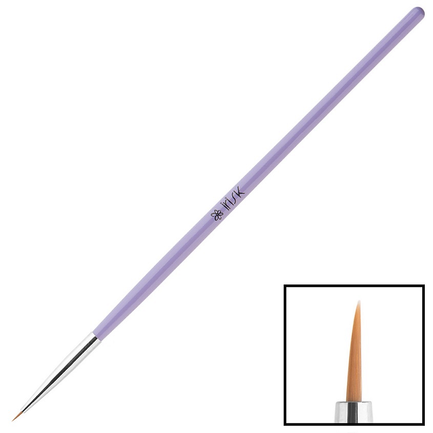 Изображение товара Кисть для дизайна IRISK Rainbow № 0 - тонкая синтетическая для гель-лаков и акрилов