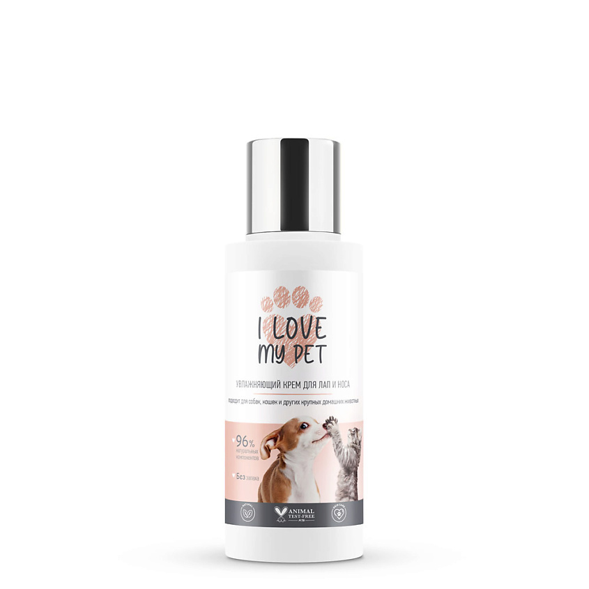 Изображение товара Крем для лап и носа собак и кошек I LOVE MY PET заживляющий 100 мл