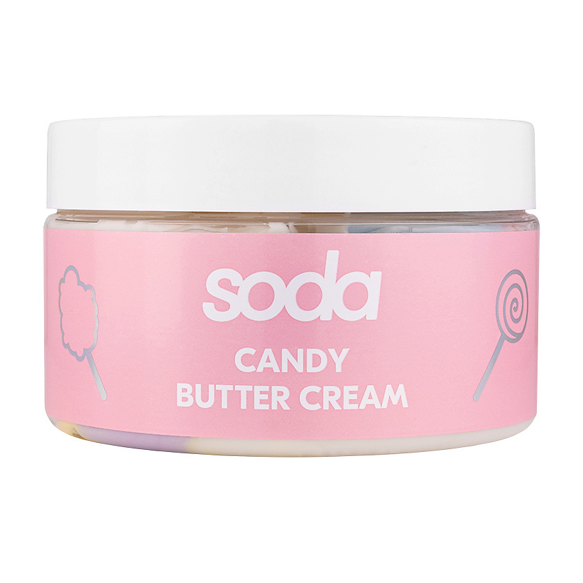 Изображение товара SODA Крем-баттер для тела CANDY BUTTER CREAM #melturheart, 300 мл
