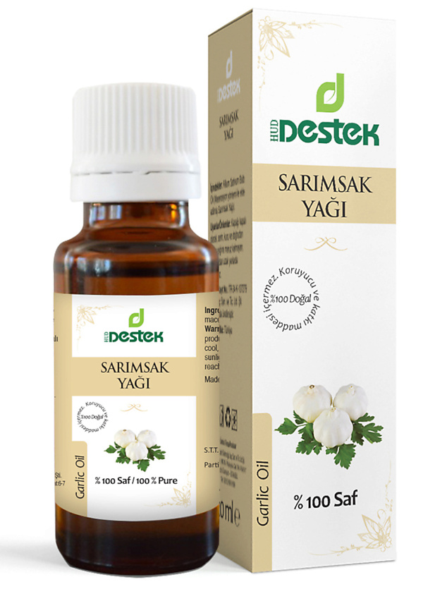Изображение товара DESTEK Косметическое чесночное масло для кожи головы, для лица, для тела, 20 мл