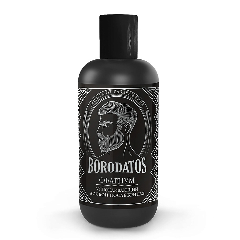 Изображение товара BORODATOS Лосьон после бритья успокаивающий Сфагнум, 200 мл