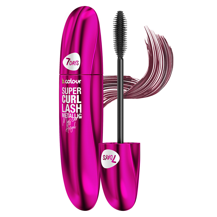 Изображение товара 7DAYS Тушь для ресниц B.COLOUR Purple удлиняющая и объемная