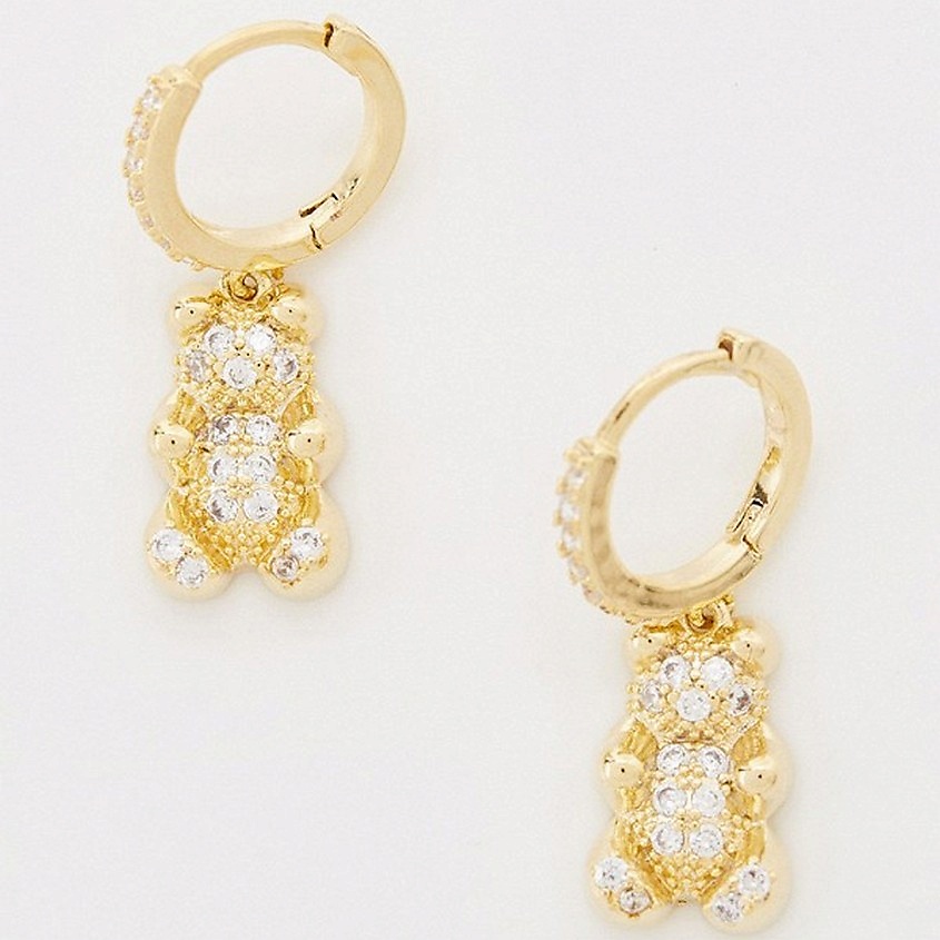 Изображение товара PABUR Серьги BEAR, цвет: золотой, размер: 0