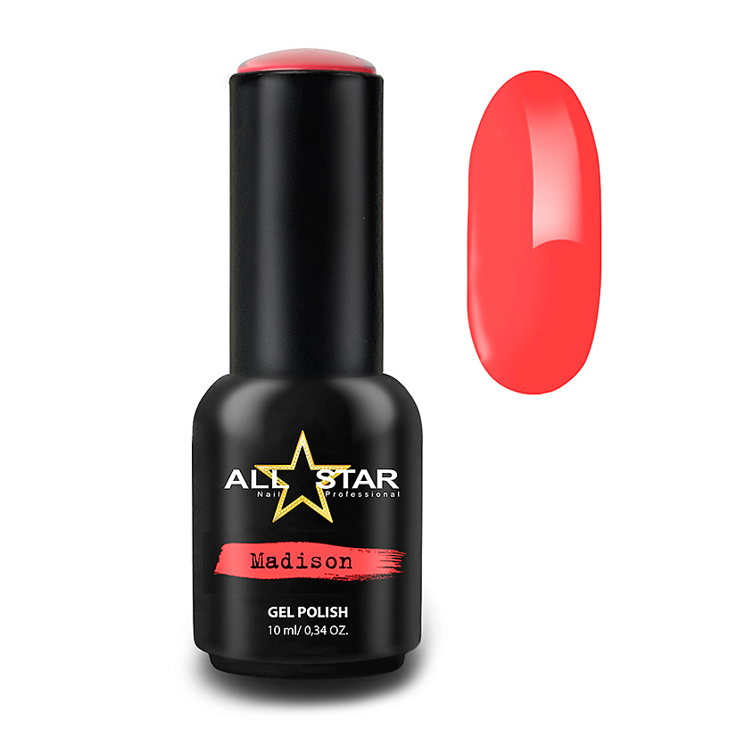Изображение товара Гель-лак для ногтей Dark Pink ALL STAR PROFESSIONAL 10 мл гиппоаллергенный стойкий качественный