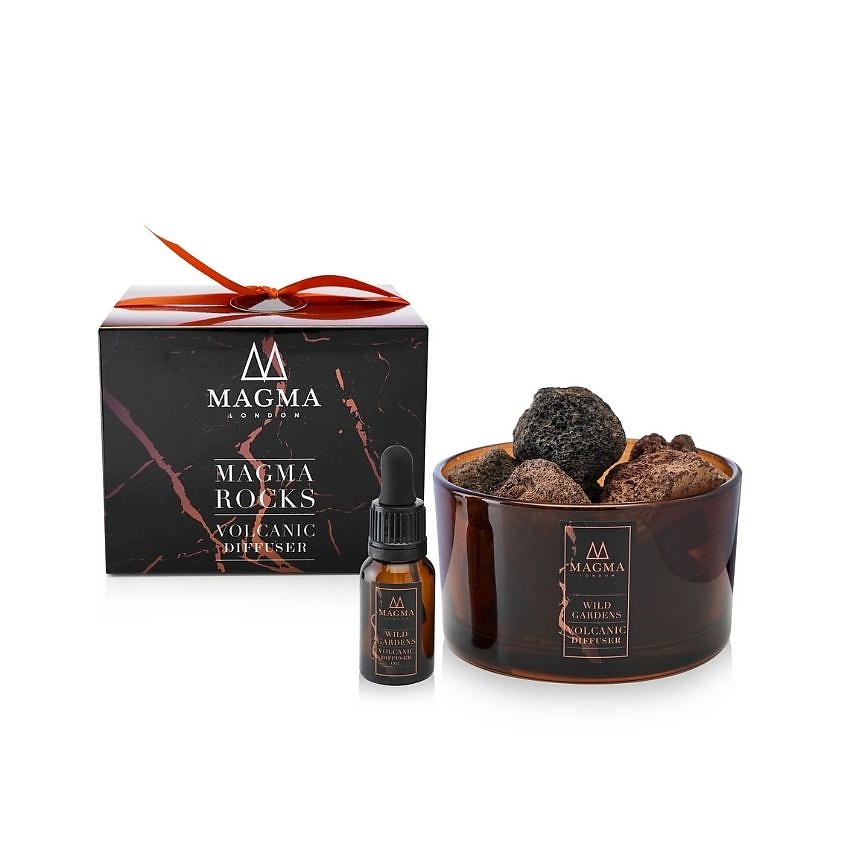 Изображение товара MAGMA LONDON Аромадиффузор из вулканической лавы "Дымчатый бархат", 15 мл