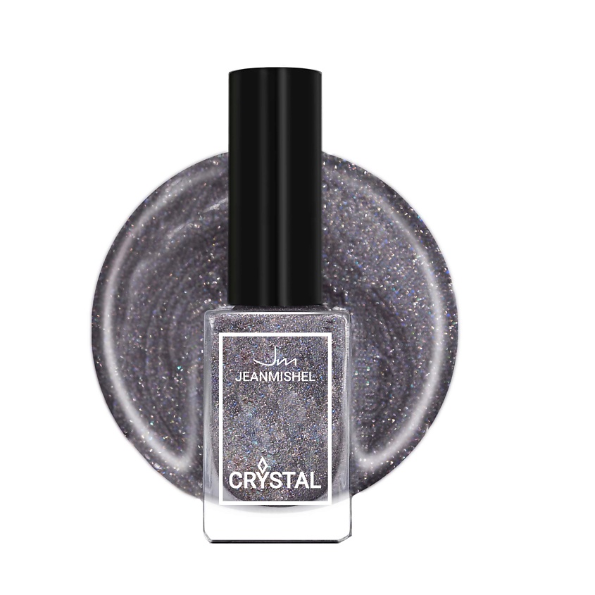 Изображение товара JEANMISHEL Лак для ногтей CRYSTAL, цвет: сиреневый, 12 мл