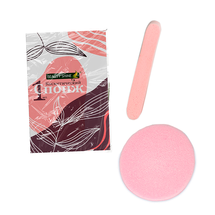 Изображение товара BEAUTY SHINE Спонж для умывания, Розовый