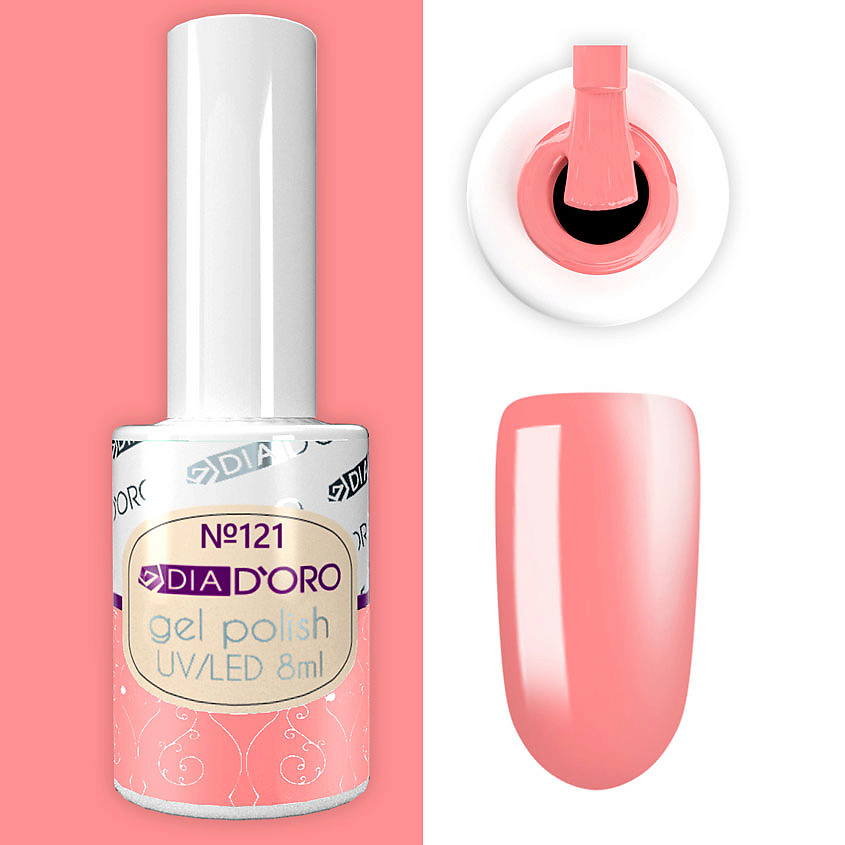 Изображение товара DIA D`ORO Гель-лак Classics Professional NEON, №121 Коралловый