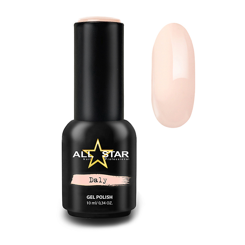 Изображение товара Гель-лак для ногтей ALL STAR PROFESSIONAL McAllen 039 молочно-персиковый пастель