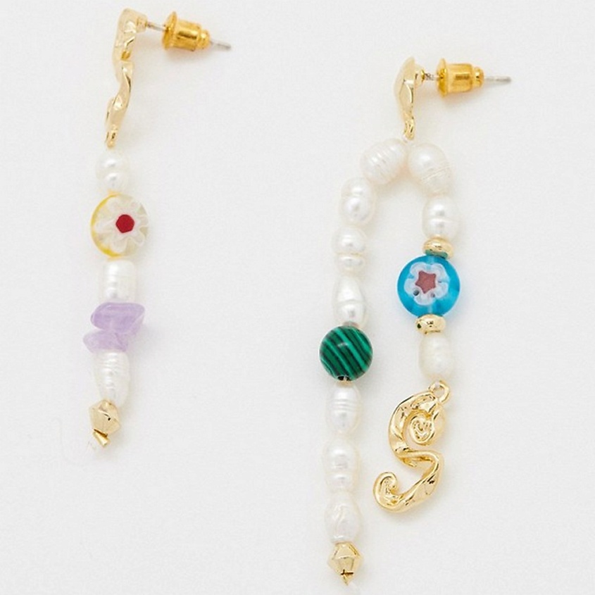 Изображение товара Яркие бижутерные серьги PABUR STRAWBERRY для женщин стильное украшение