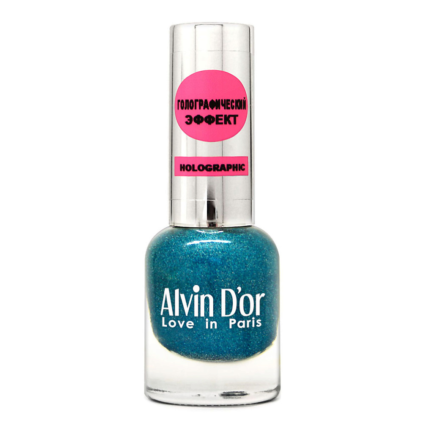 Изображение товара Лак для ногтей HOLOGRAPHIC Alvin D'or ультрамариновый блеск 01