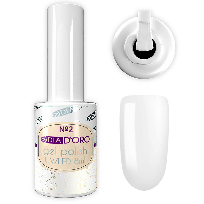 Изображение товара DIA DORO Гель-лак Classics Professional NEON, №02 Белый - 8 мл