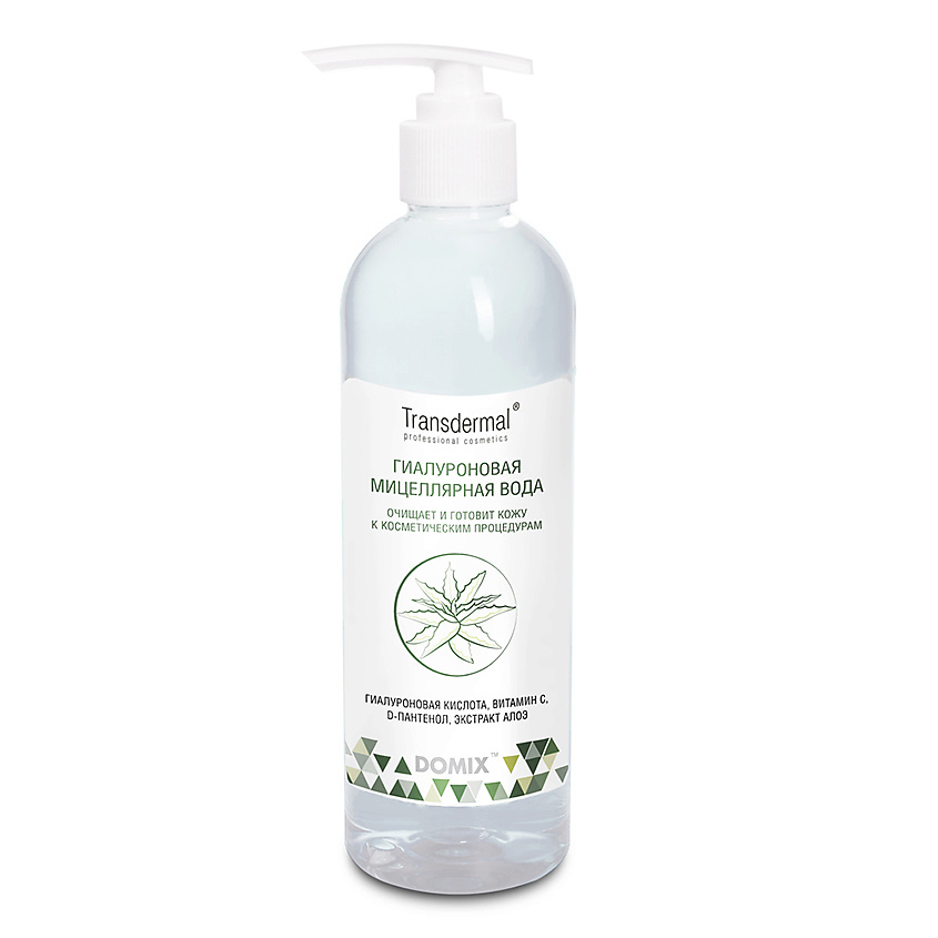 Изображение товара DOMIX Transdermal Cosmetics Гиалуроновая мицеллярная вода, 1 шт.
