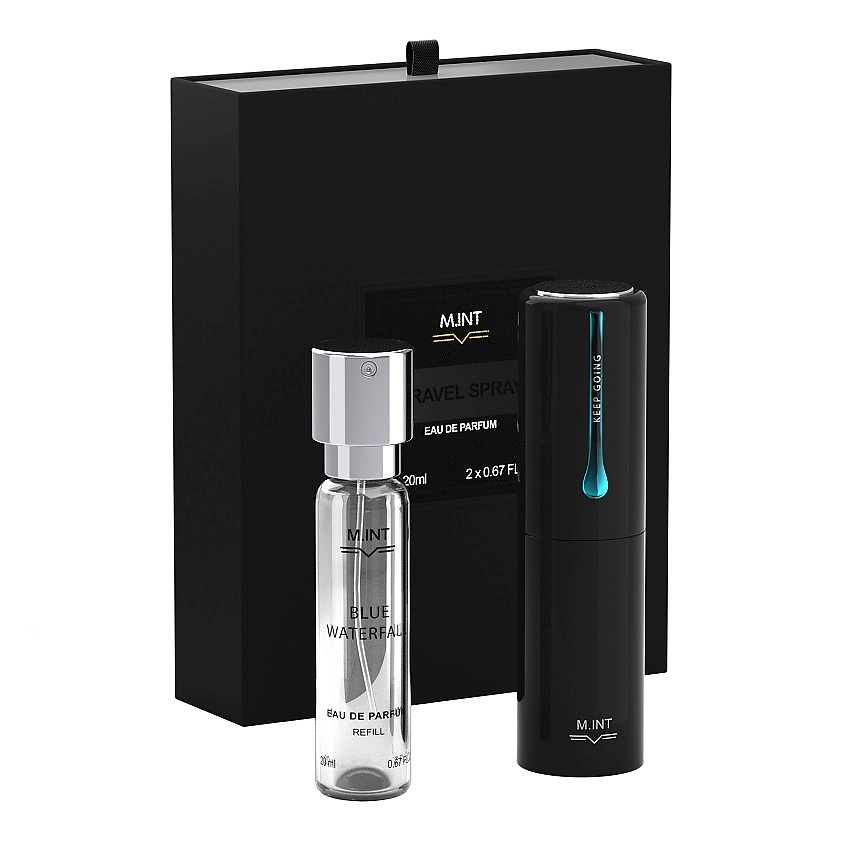 Изображение товара Набор для путешествий M.INT Blue Waterfall, Парфюмерная вода, спрей 2х20 мл