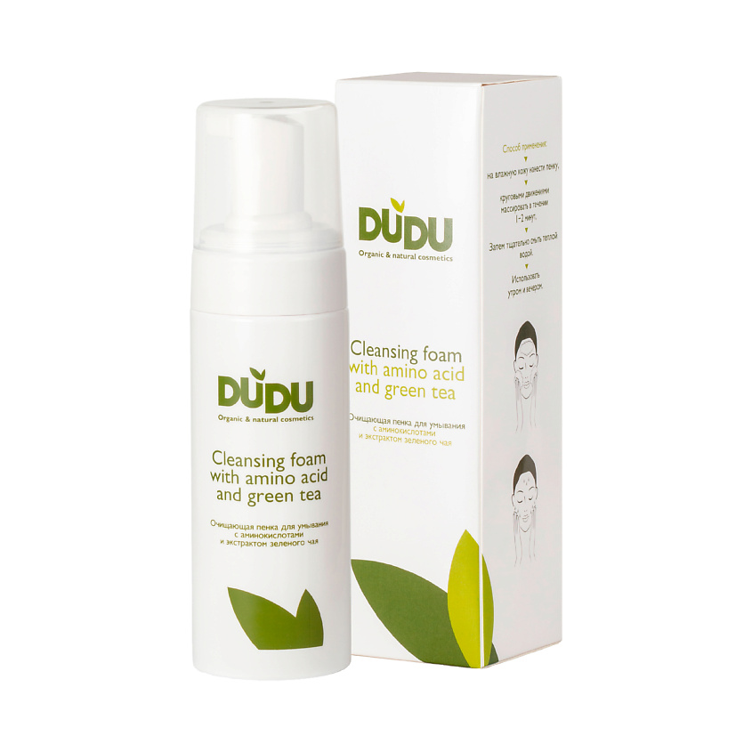 Изображение товара DUDU Пенка для умывания с аминокислотами и зеленым чаем 150 мл