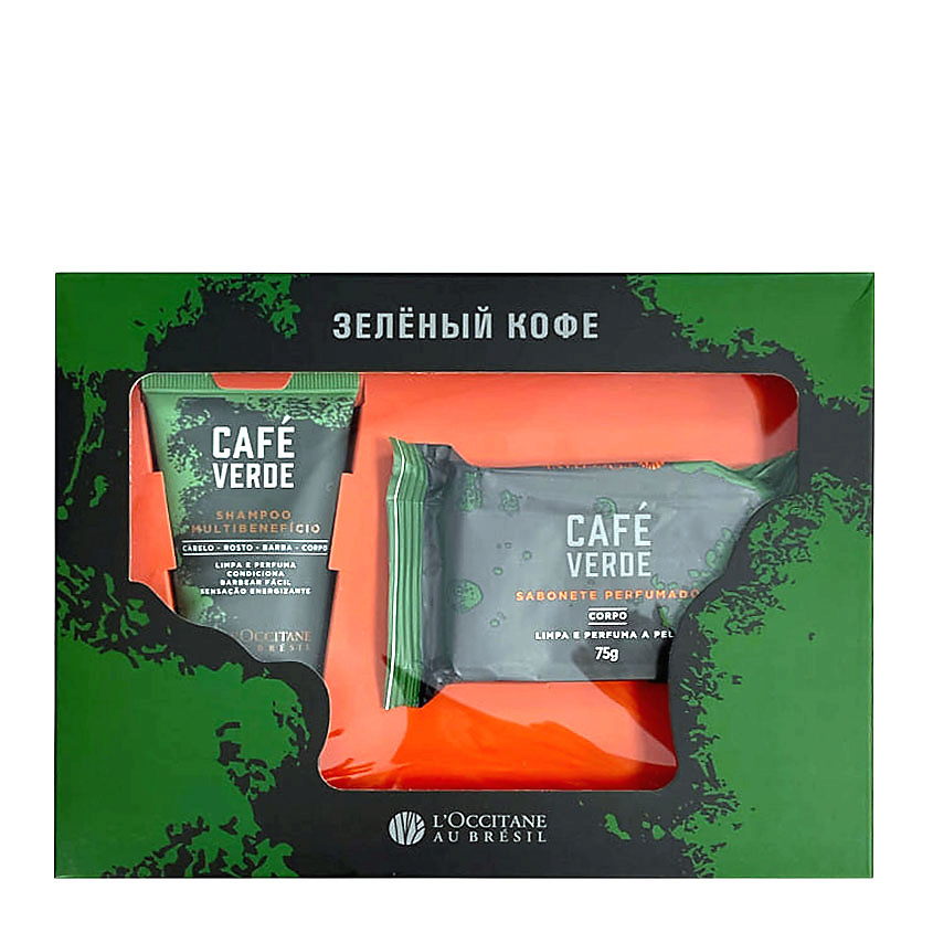 Изображение товара L'OCCITANE AU BRESIL Набор Cafe Verde, 75 мл + 50 мл