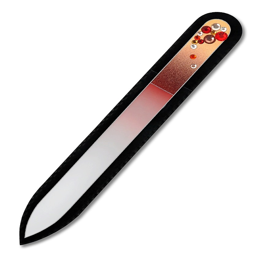 Изображение товара ZWINGER Пилка для ногтей стеклянная, со стразами PRECIOSA, 135 мм, Бронзовый