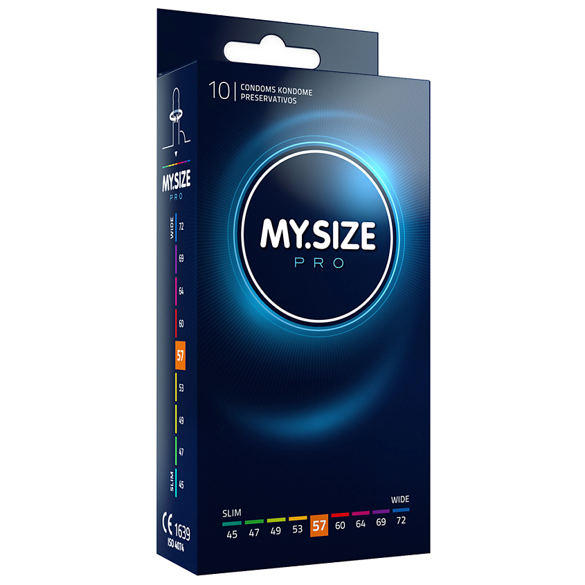 Изображение товара MYSIZE Презервативы ультратонкие, размер 57, 10 шт.