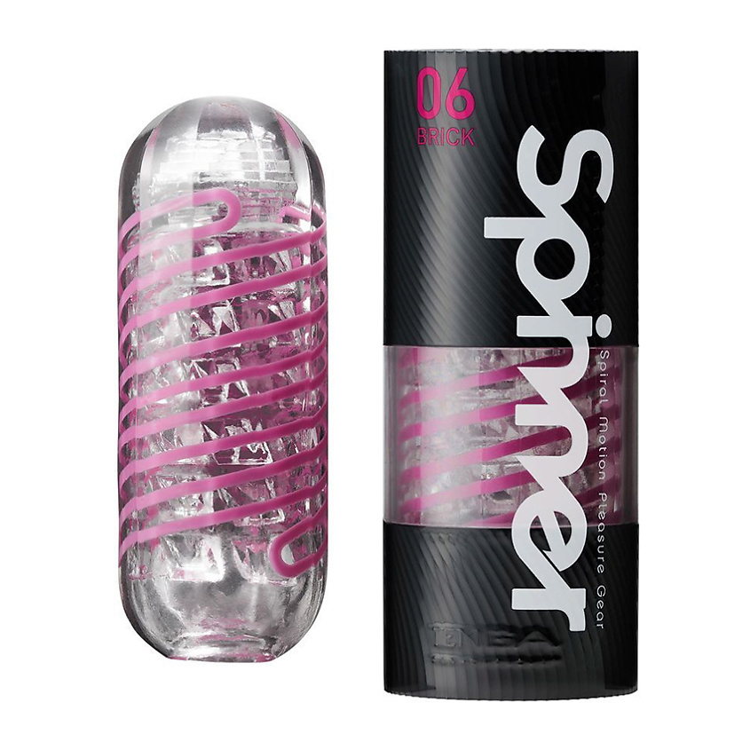 Изображение товара Мастурбатор TENGA SPINNER Pixel фиолетовый многоразовый с спиральным механизмом