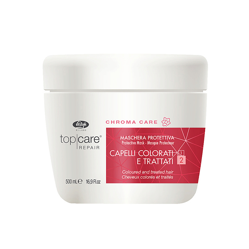 Изображение товара LISAP Восстанавливающая защитная маска для окрашенных, поврежденных волос, 500 мл