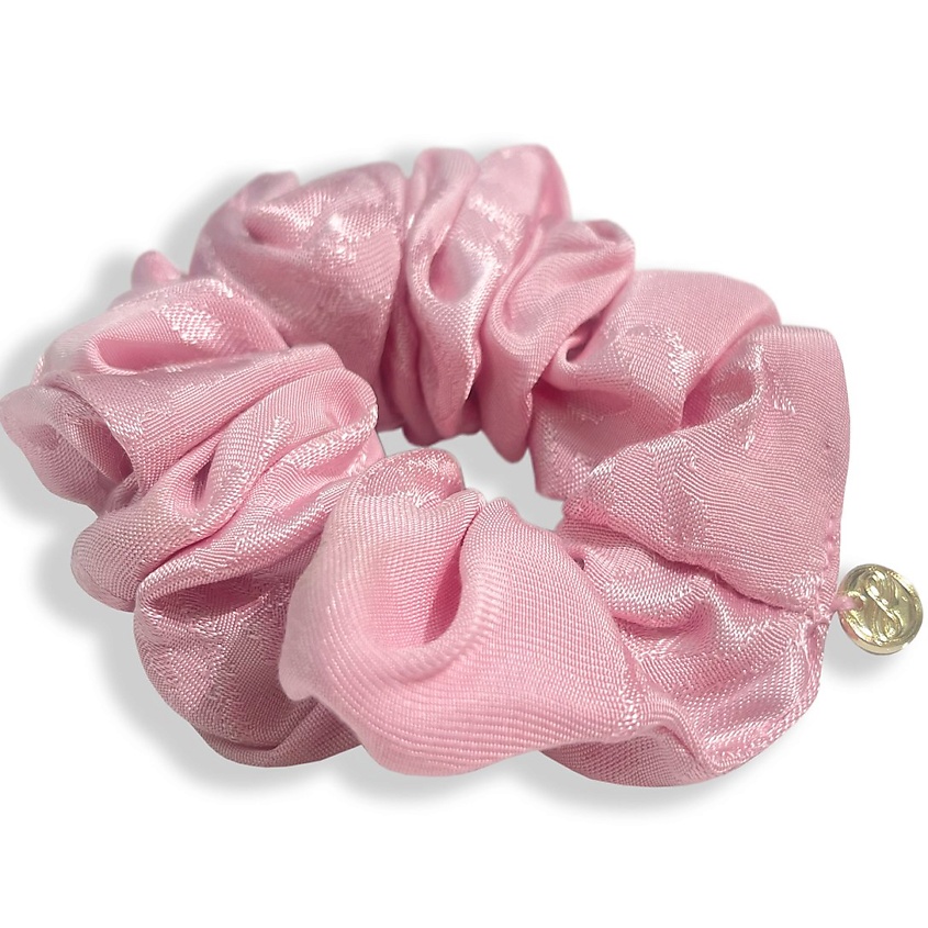 Изображение товара Резинка для волос из искусственного шелка ЛАЕТЕ розовая для женщин