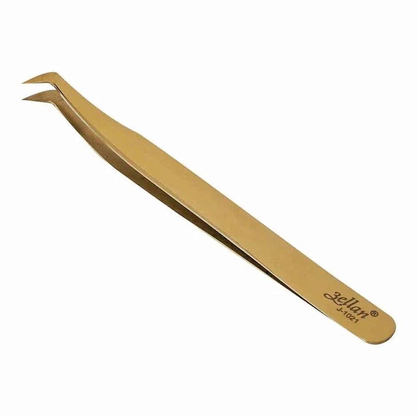 Изображение товара JACKS.BEAUTY Пинцет для наращивания «Сапожок», цвет: золотой, 1 цвет