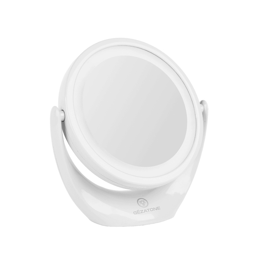 Изображение товара Gezatone Зеркало косметическое настольное с подсветкой и 5 кратным увеличением, 1 шт