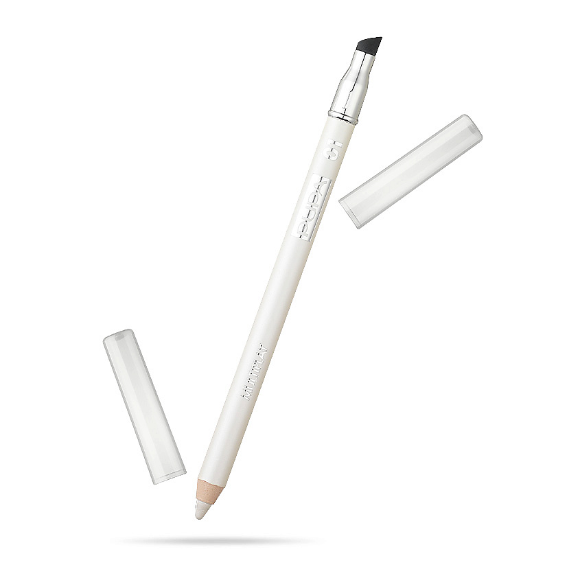 Изображение товара PUPA Карандаш для век с аппликатором Multiplay Eye Pencil, № 01 Белый лед, 1,2 г