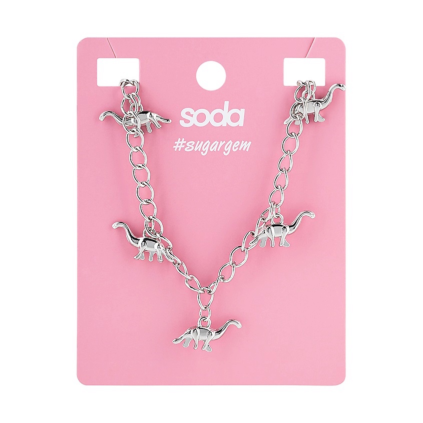 Изображение товара SODA Ожерелье CHAIN DINOSAURS #sugargem, 1 шт.