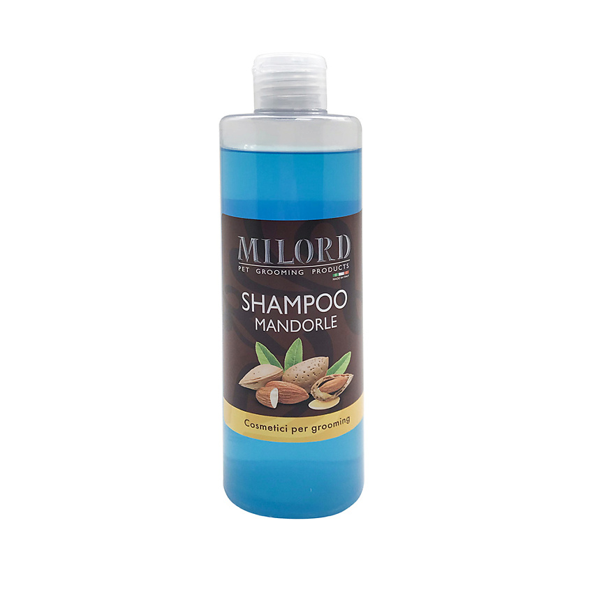 Изображение товара MILORD Шампунь увлажняющий с маслом миндального ореха для собак и кошек, щенков и котят, 300 мл