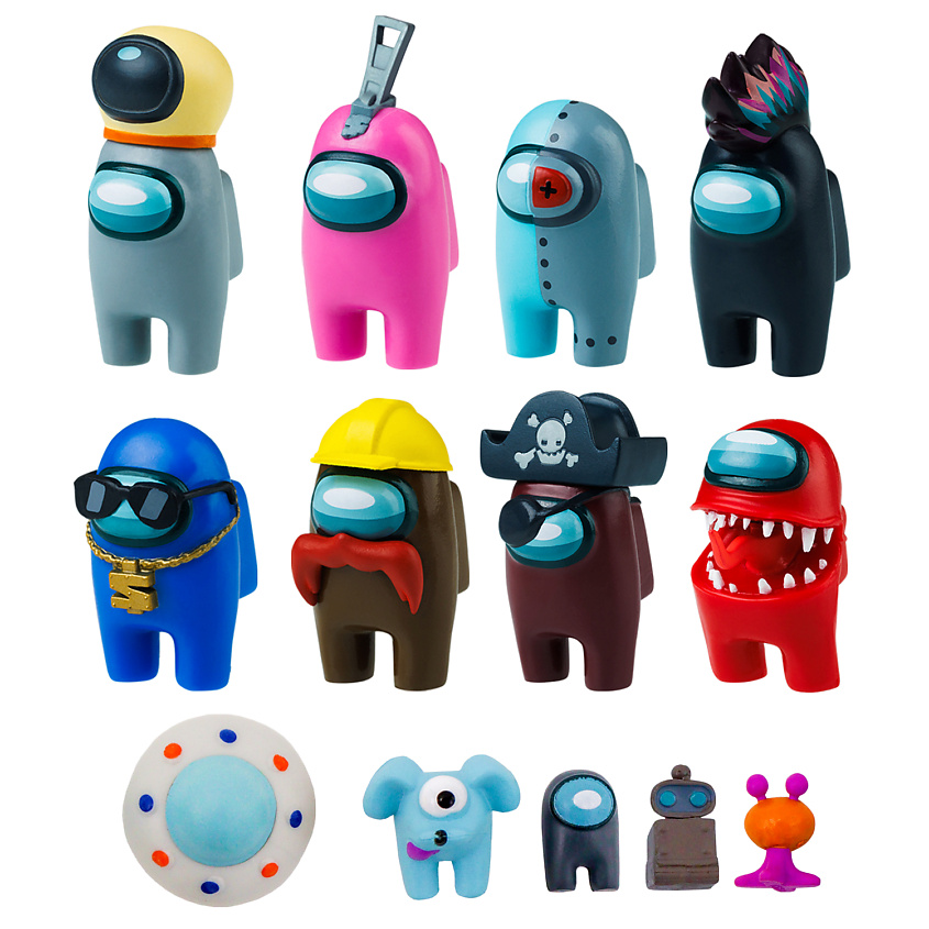 Изображение товара AMONG US Набор фигурок 3 серия с аксессуарами (герой предатель), 1 шт