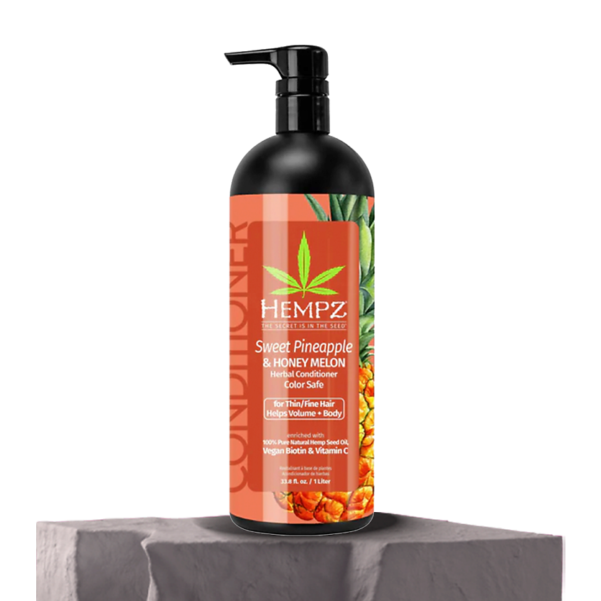 Изображение товара HEMPZ Кондиционер Ананас и Медовая Дыня / Sweet Pineapple & Honey Melon Volumizing Conditioner, 1000 мл