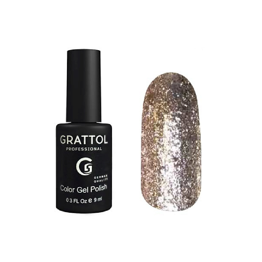 Изображение товара Гель-лак с микро слюдой Вегас GRATTOL 9 цветов UV LED
