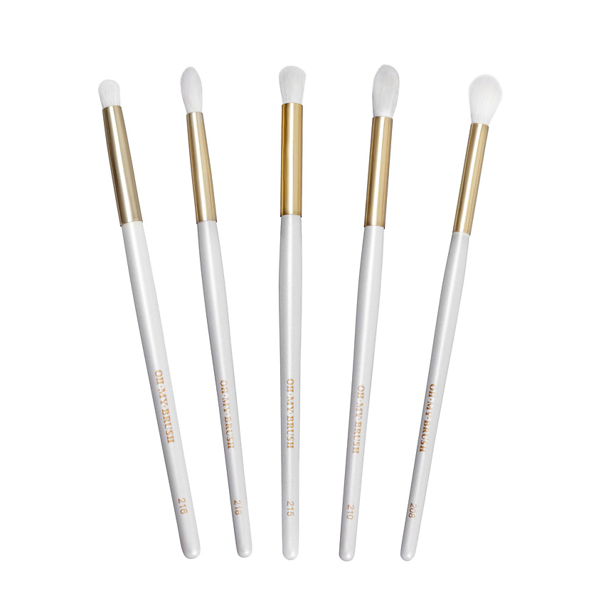 Изображение товара OH MY BRUSH Набор кистей для макияжа глаз SMOKY EYES KIT, цвет: Белый