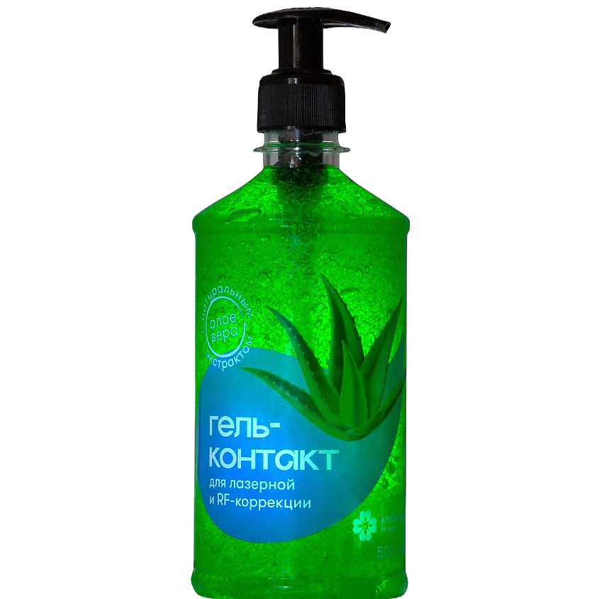 Изображение товара КЛЕВЕР НА УДАЧУ Токопроводящий контактный гель для микротоков c алоэ-вера, 500 мл