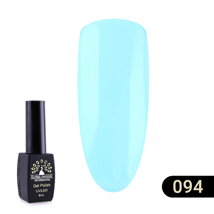 Изображение товара Гель-лак BLACK ELITE 001 8 мл голубой профессиональный покрытие для ногтей