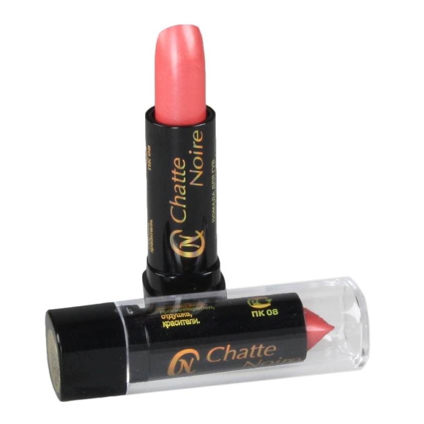Изображение товара Помада для губ CHATTE NOIRE Pink, перламутровая, тон К3.07, 4 цвета