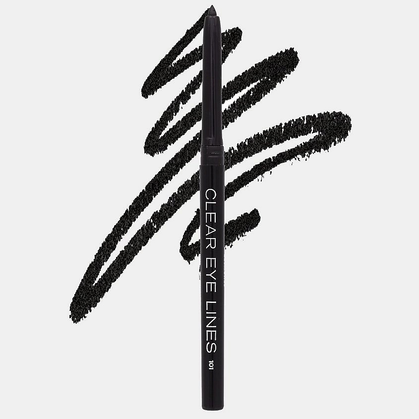 Изображение товара PARISA COSMETICS Eyes карандаш для глаз автоматический влагоустойчивый, № 101 Черный 1 г